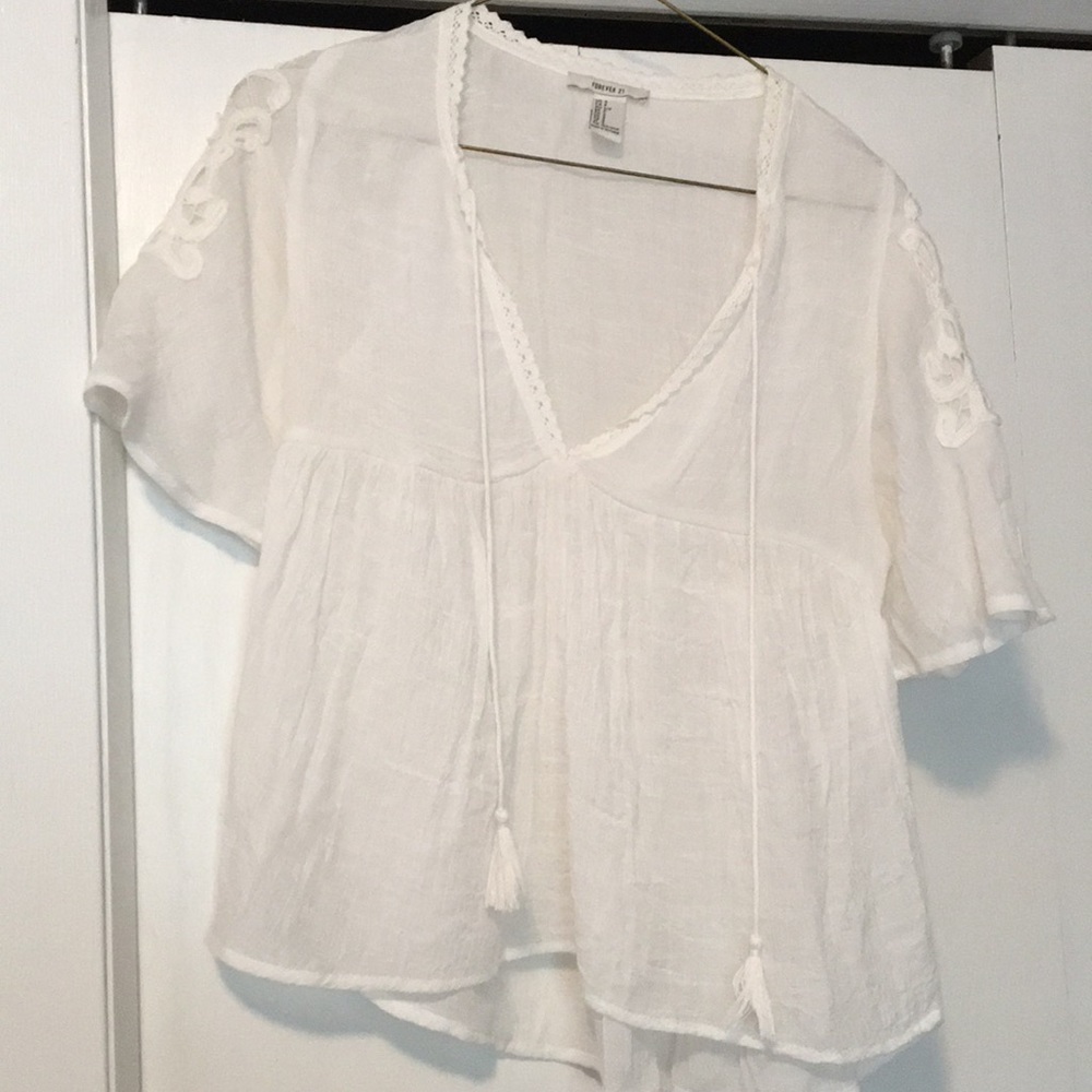 Forever 21 short sleeve blouse